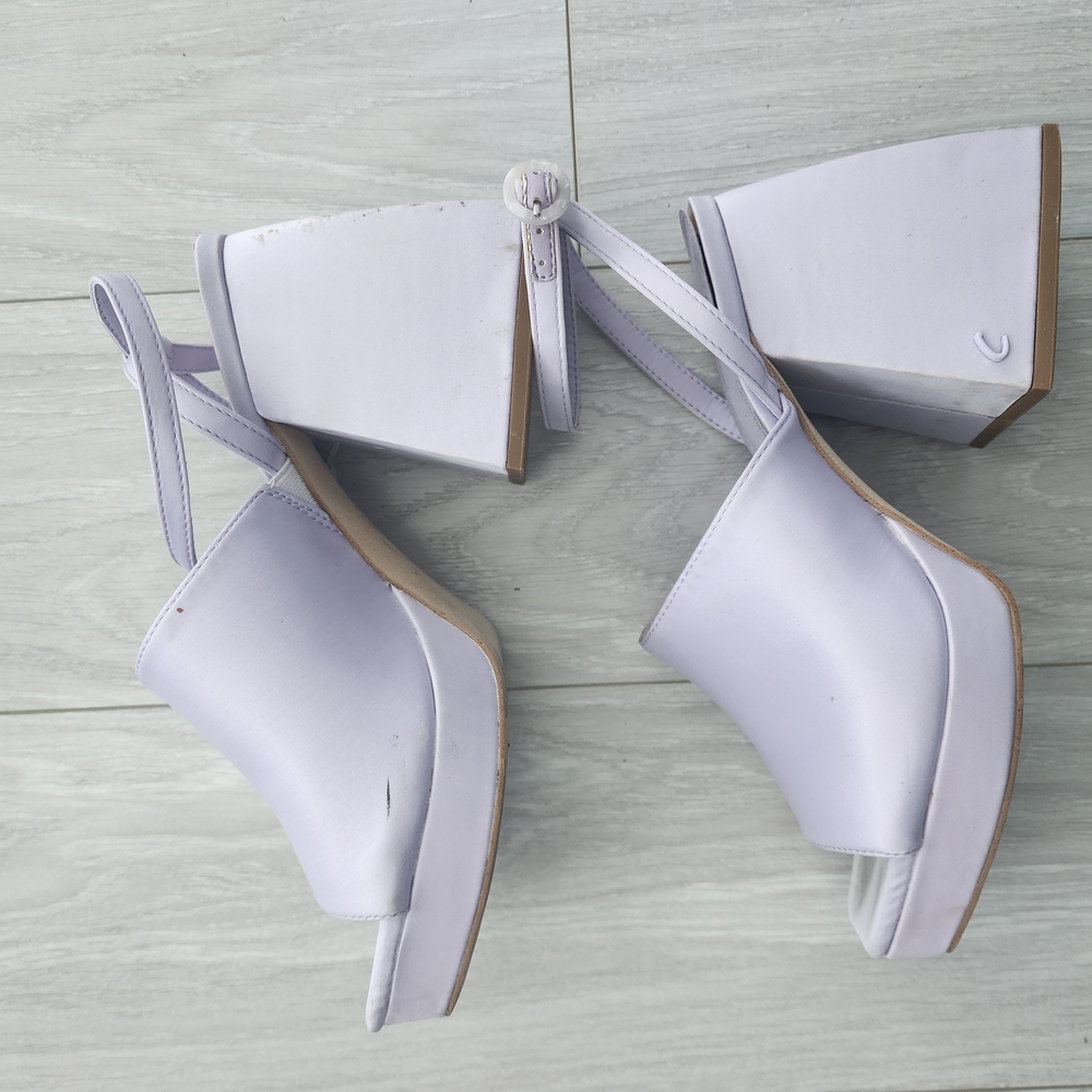 Women's Lavender Platform Heels